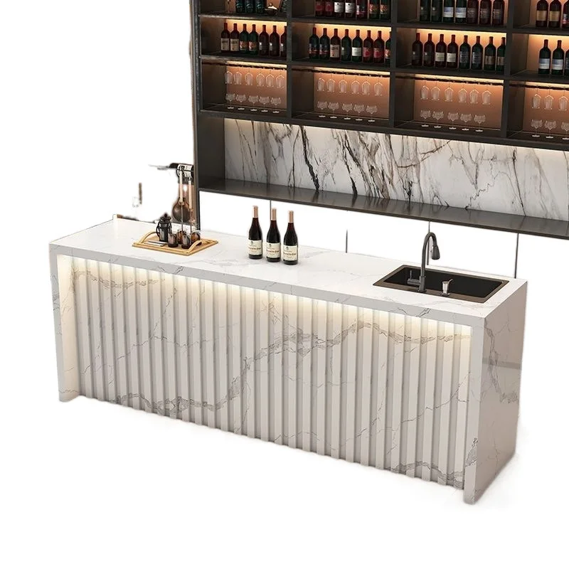

Company Water Bar Reception Bar Cafe Modern Marble Hotel checkout page