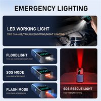 ISFRIDAY 4 in 1 Car Jump Starter Air Pump 150PSI Air Compressor 10400mAh Peak Current 2000A Starter Device Digital Tire Inflat