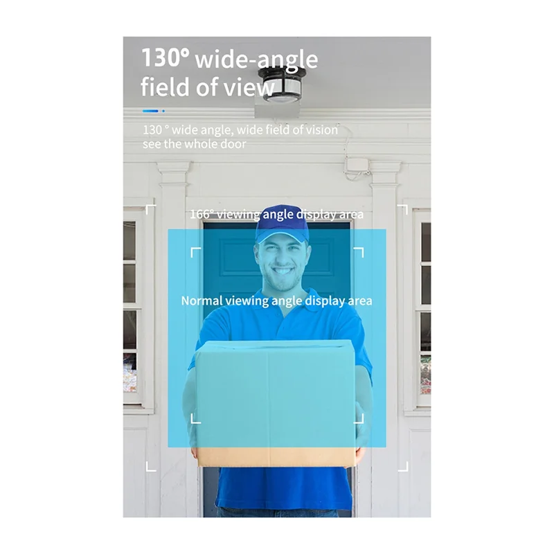 Daily Tuya Smart Home Doorbell Camera Waterproof Wifi Video Intercom 1080P Outdoor Security Protection Two Way Audio US PLUG B