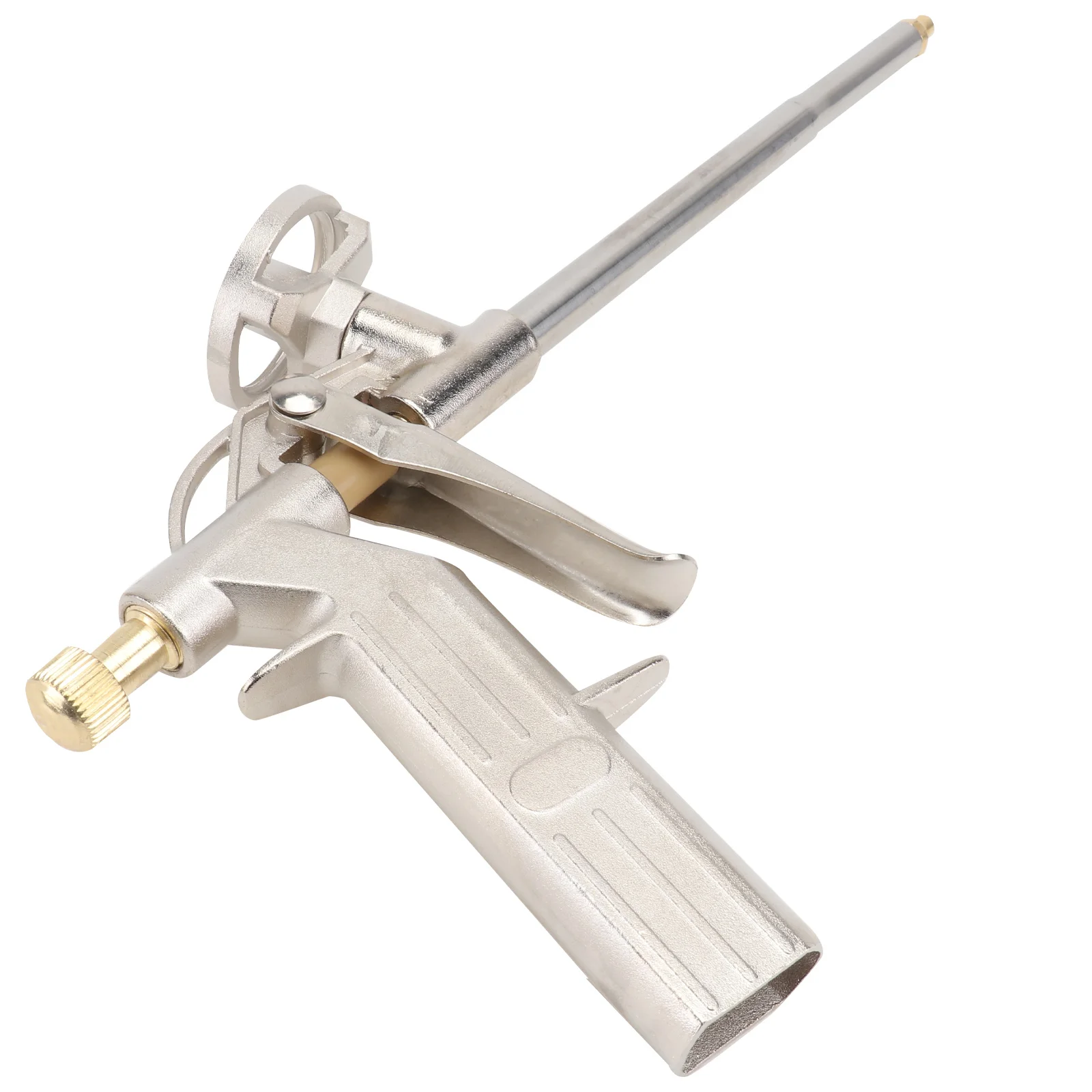 

1Pcs Premium Ergonomic Glue Shooter Silver DIY Handwork Accessories Caulking Tool Household Dispenser Stable Flow