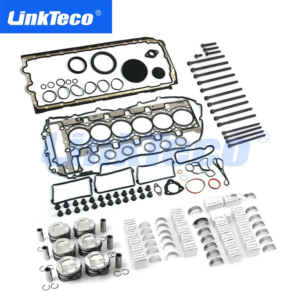 

Car Engine Overhaul Rebuilding Kit For BMW 535i X5 X6 F30 F32 F80 3.0L L6 N55B30 Head gasket set