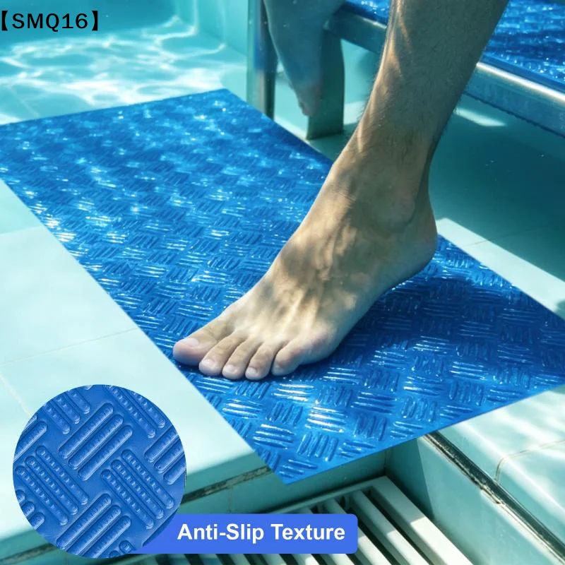 Non-slip Pool Step Pad Swimming Pool Ladder Mat Outdoor Waterproof Step Cushion Safety Anti-slip Mat Home Kitchen Bathroom【SMQ】
