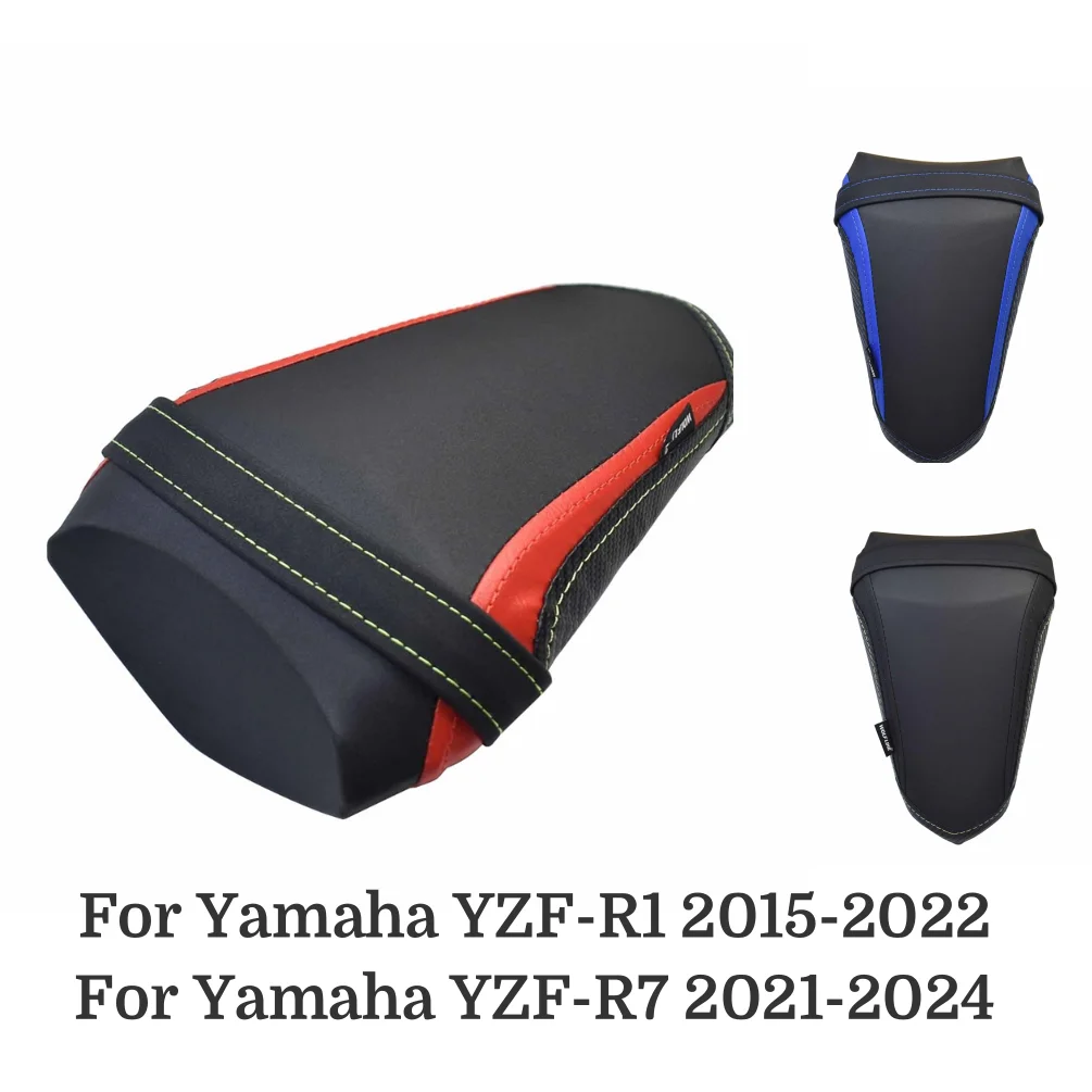 R1 R7 Passenger Pillion Cushion YZFR7 YZF-R7 Rear Seat Pad Cover For Yamaha YZF  YZF-R1 2015-2022 YZFR1 Motorcycle Accessories