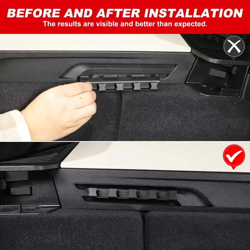 ل BMW X3 / G01 الجذع ظلة فتحة هوك الخلفي الجذع ظلة اكسسوارات الكربون الصلب 2 قطعة 2018 2019 2020 2021 2022 2023 #3