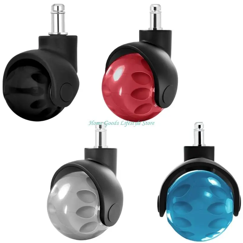 E74E Universals Chair Wheel Furniture Caster Heavy Duty Swivels Castor 360 Degree Wheel Roller Rolling Furniture Parts