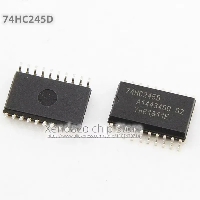 10pcs/lot 74HC245D 74HC245 SOP-20 7.2mm Wide body package Eight way bus transceiver chip