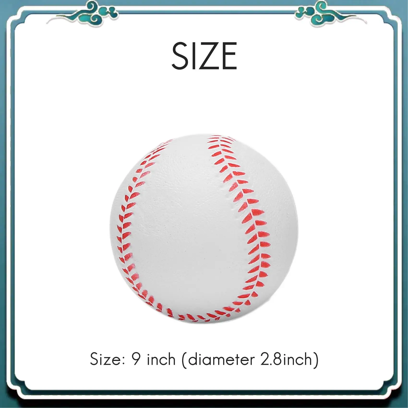 

A65G-12Pack Baseball Foam Softball 9Inch Adult Youth Training Sporting Batting Ball For Game Pitching Catching Training