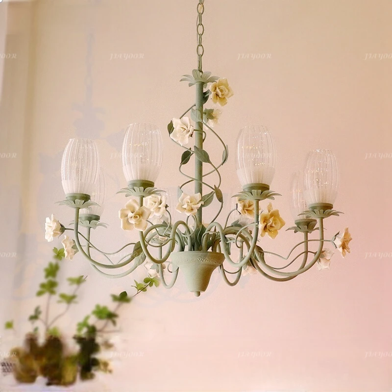 أضواء LED على طراز الريف الفرنسي لتزيين المنزل والشقق وغرف المعيشة وغرف النوم والمطابخ والحدائق وتركيبات الإضاءة