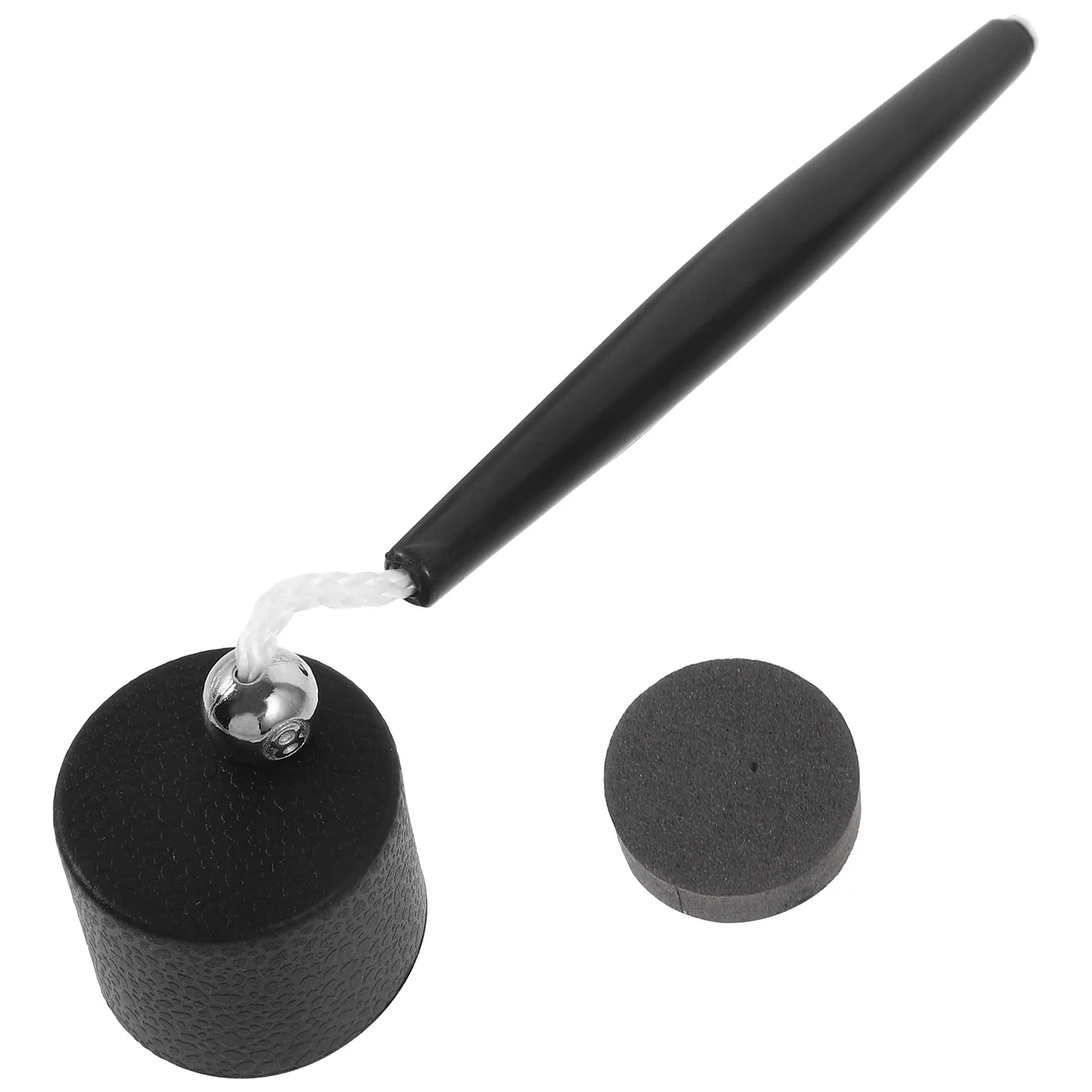 

Chocolate Hat Chalk Holder for Billiards Round Shaped Pool Snooker Pouch Holders Clip Pocket