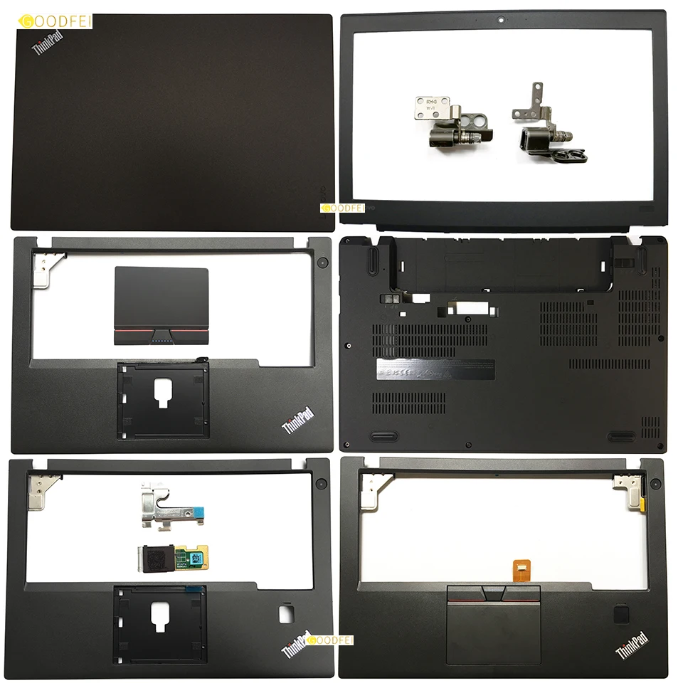 Origina For Lenovo ThinkPad X270 Lcd Rear LidBack Cover/Bezel Frame/Palmrest KBD Bezel Top Upper Case/Bottom Base Lower Cover