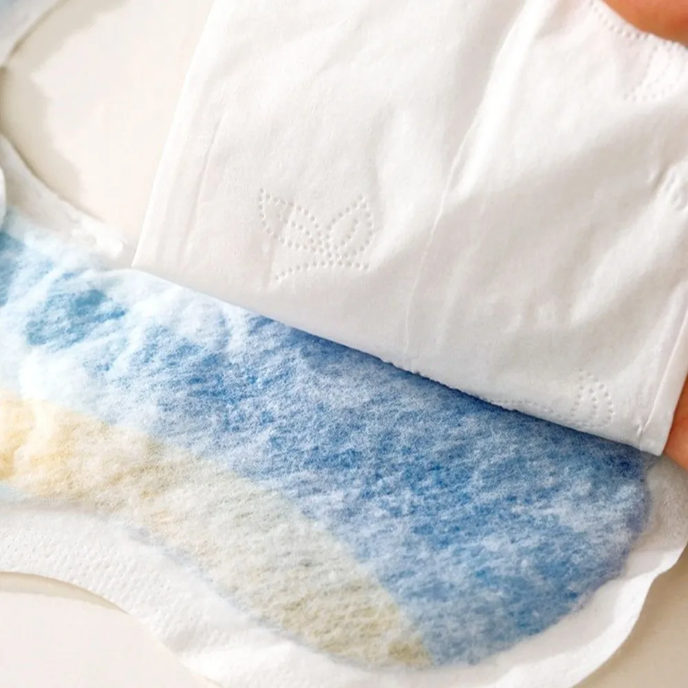 20Pcs/set Waterproof Feeding Bibs Soft Cotton Eco-friendly Infant Burp Cloths Individually Wrapped Rotating Bibs
