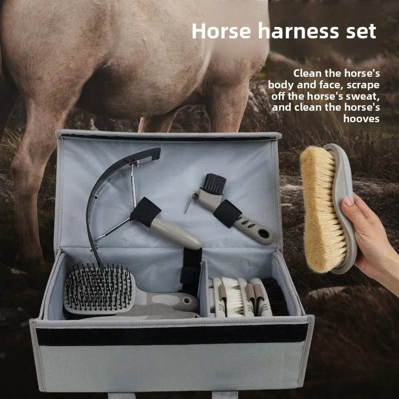 Sets Harness Supplies Horse Cleaning Horse Brush  Hair Cleaning Brush Hair Brush