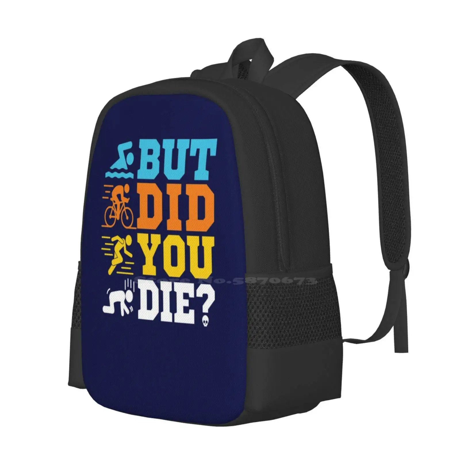 Triathlon-But Did You Die ? School Bags For Teenage Girls Laptop Travel Bags Triathlete Triathlon Racing Triathlon Coach Swim