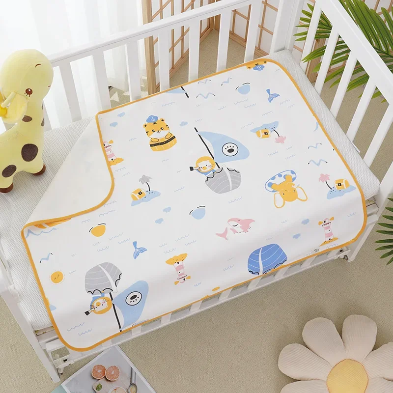 Baby changing pad soft cartoon waterproof washable easy dry portable newborn crib mattress changing pad baby changing mat