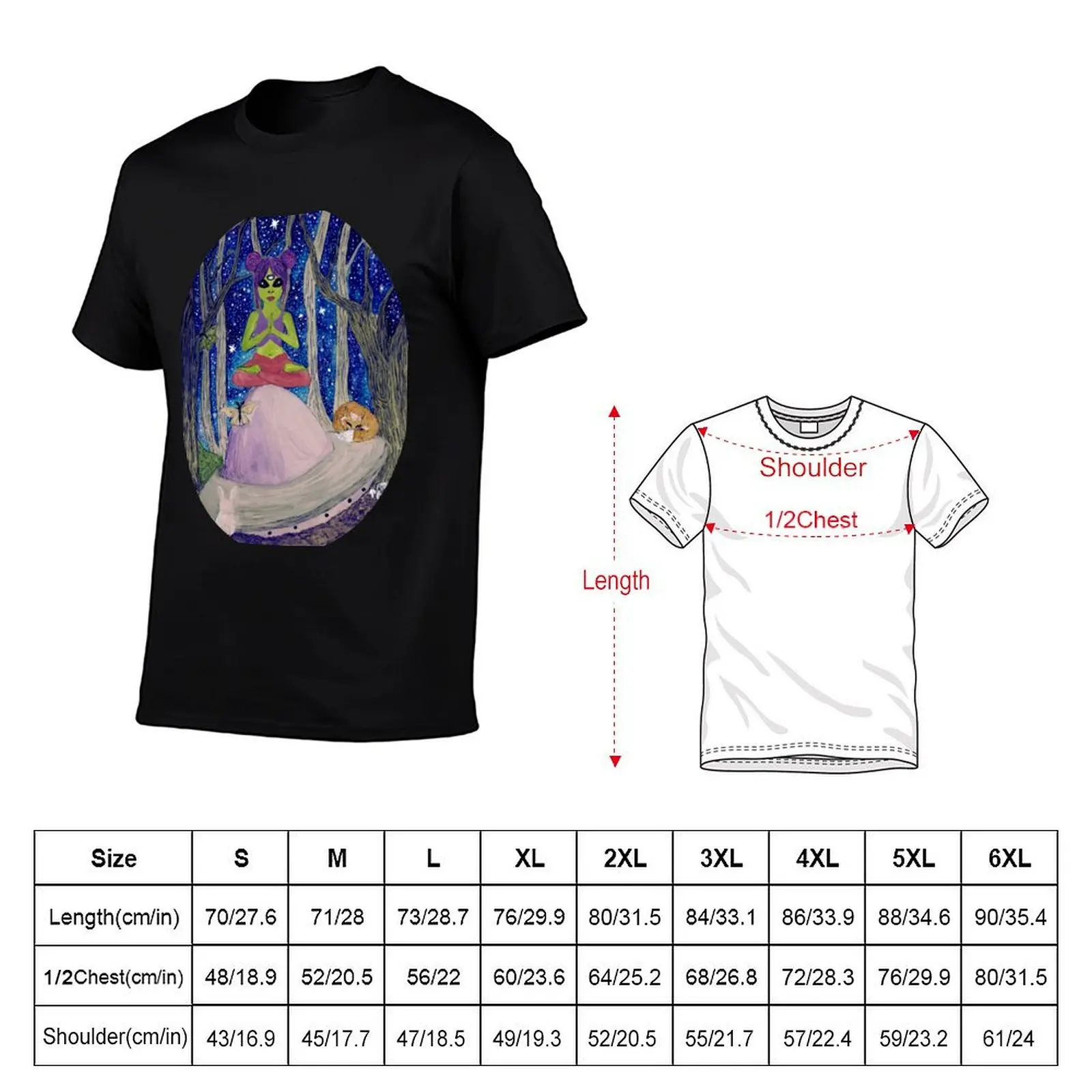 The Cosmic Forest T-Shirt Cool Dry Performance T-Shirt