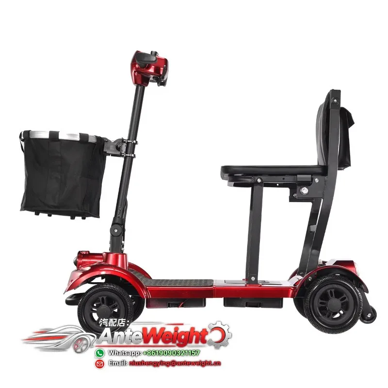 Travel Adults Folding Handicapped Electric Mobility Scooter Electric for Elderly Lightweight