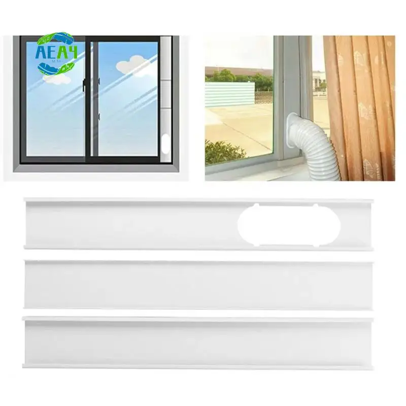 

AEA4-3PCS Adjustable Portable Window Kit Plate For Air Conditioner Accessories Air Conditioner Window Attachment