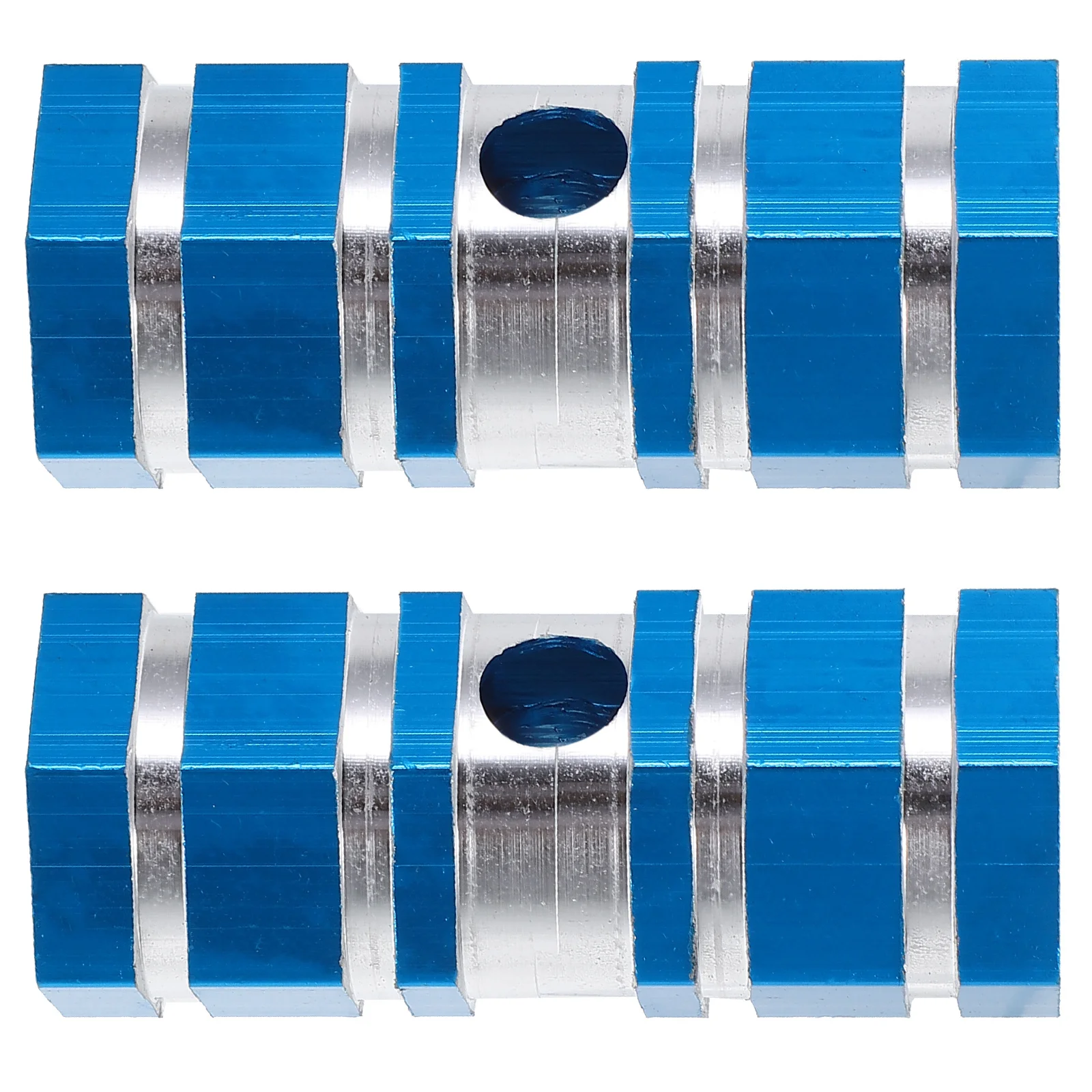 

One Pair Aluminum Alloy Rear Seat Blue Bike Axle Pegs Quick Release 60kg Bearing Weight Easy Install Suitable Mountain