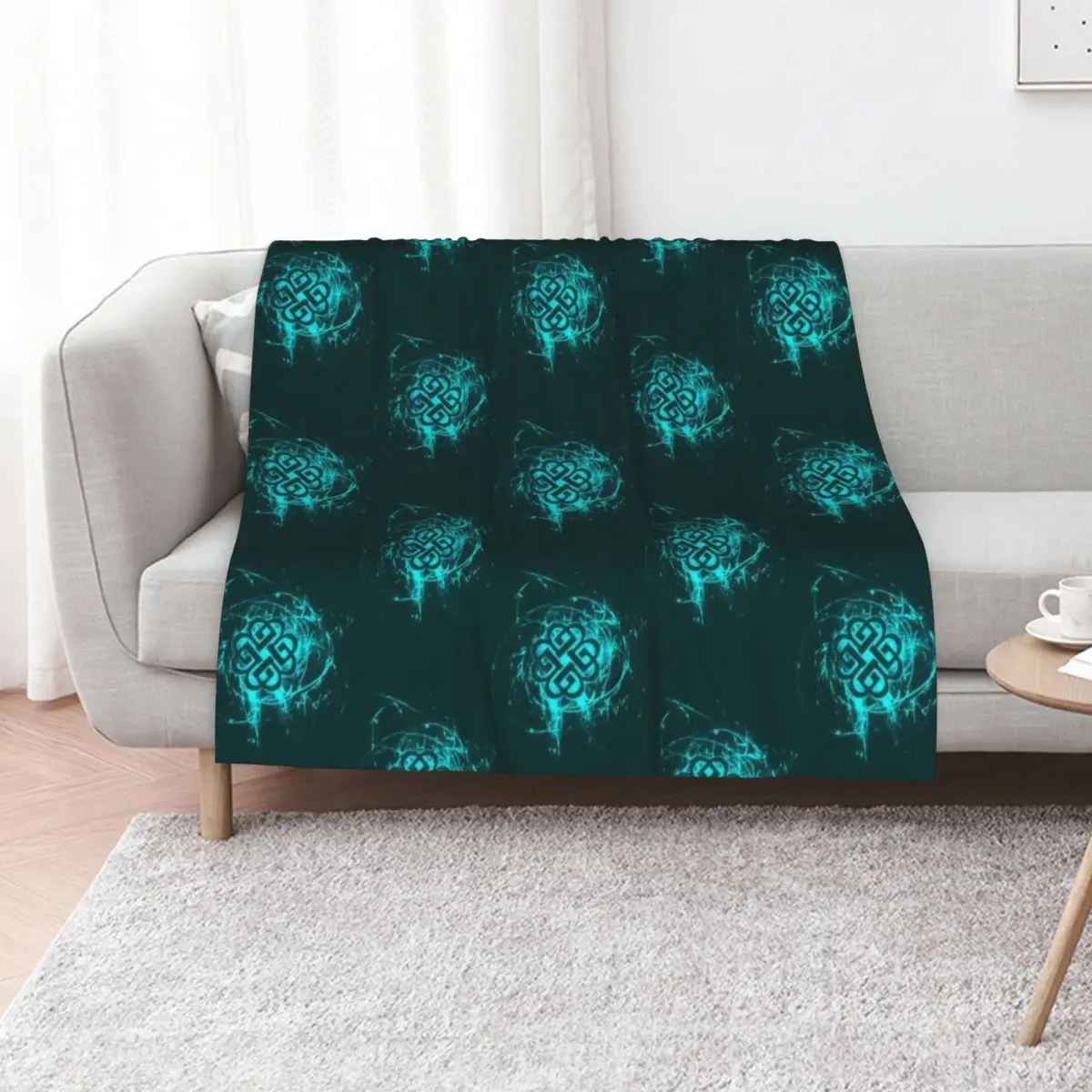 glowing part 2 Throw Blanket Soft for winter Plaid on the sofa Beach Decoratives for babies Blankets
