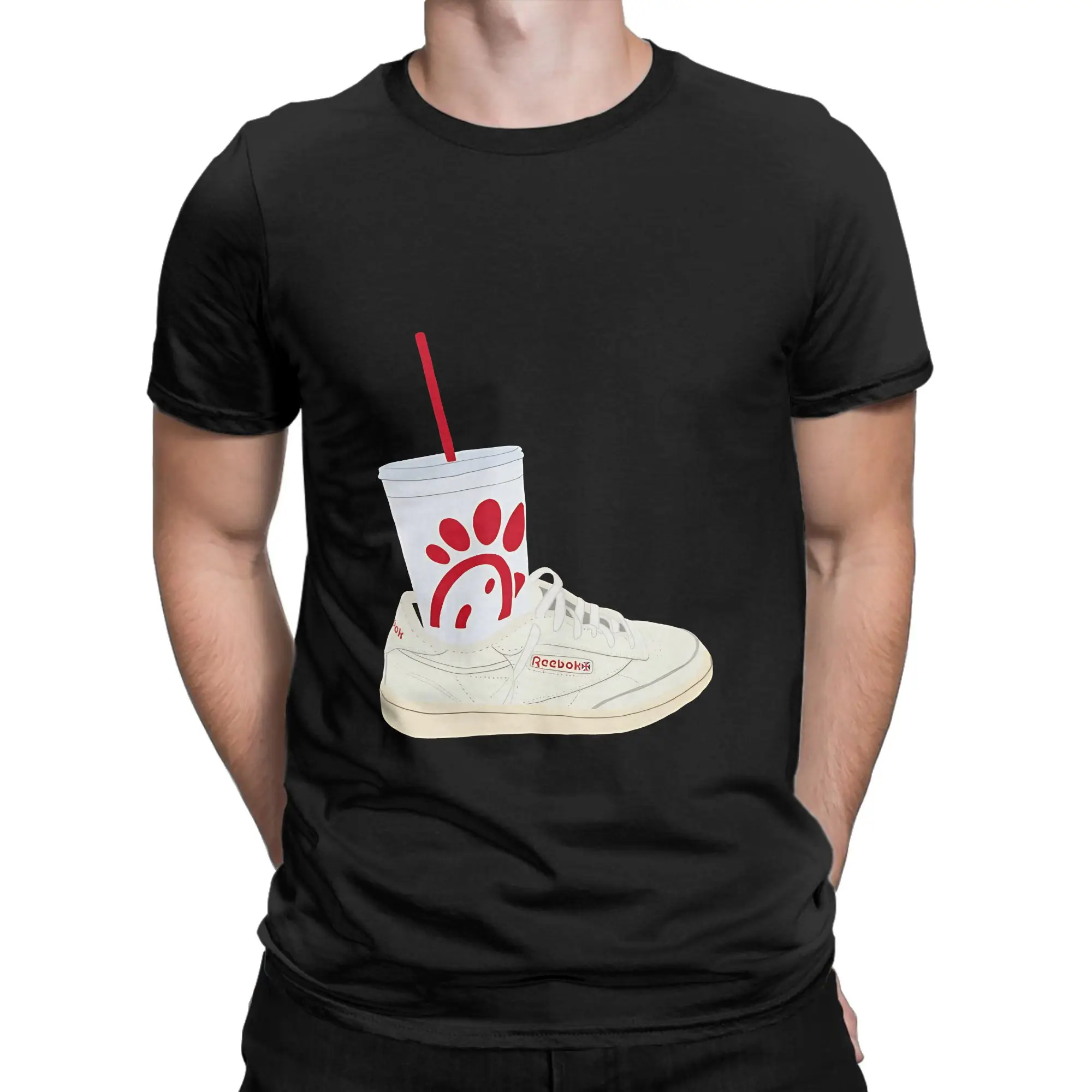 Megan sticker Funny 100% Cotton T-Shirt Chick fil A Cup Tops Tees For Men