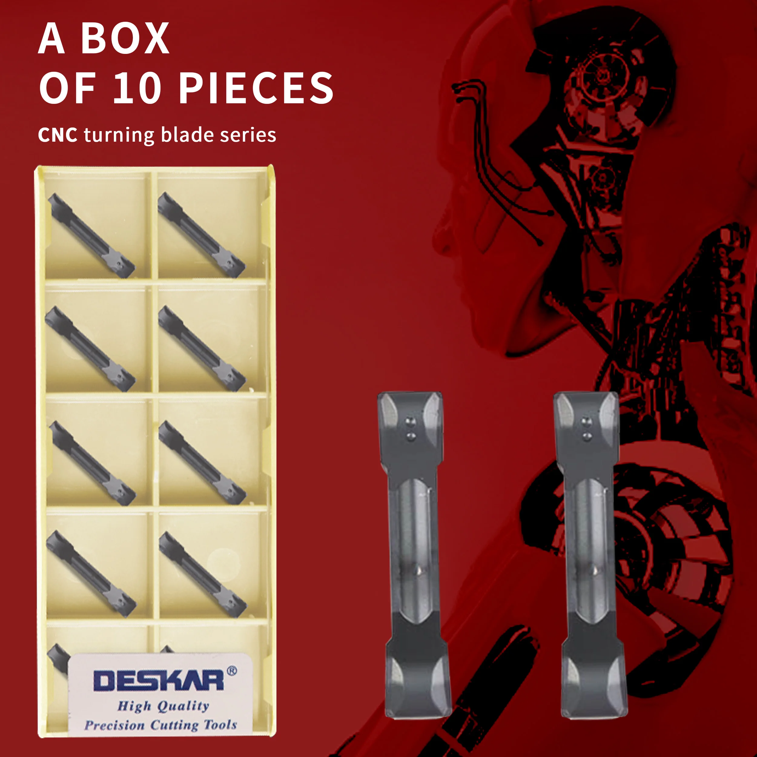 TDC200 LF6018 TDC 300/400 التصنيع باستخدام الحاسب الآلي مخرطة كربيد إدراج قطع الأخدود شفرة الفولاذ المقاوم للصدأ العالمي عالية النهاية