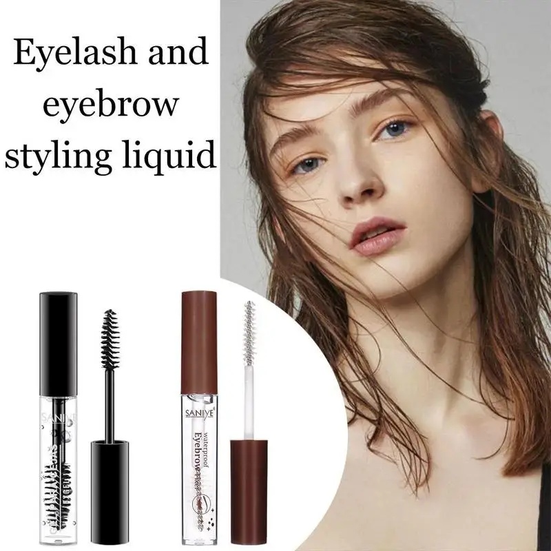 Clear Eyebrow Styling Gel Waterproof Long Lasting Brow Fixing Liquid Eyelash Coating Mascara Makeup Cosmetic view 2