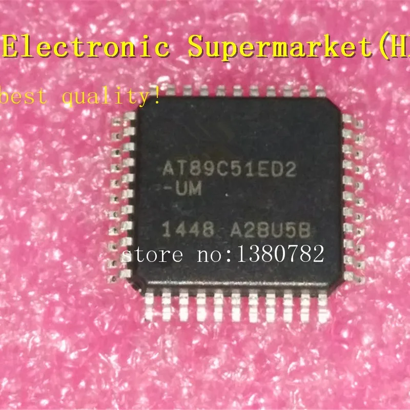 Free Shipping 10pcs/lots AT89C51ED2-UM AT89C51RD2-UM AT89C51ED2 QFP-44  New original  IC In stock!