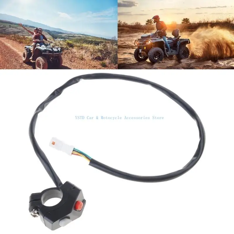 L5BC Precisions Engine Control Switch with Modern Designs Versatile Motorcycle Ignition Switches Simple Installation for Bike
