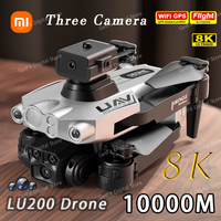 Xiaomi LU200 Drone 8K Professionale Dual-Camera HD WIFI GPS Optical Localization Four-way Obstacle 10000M Remote Control Drone