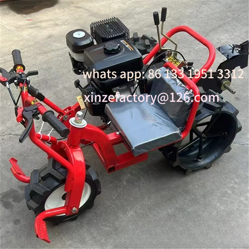

Customizable ride-on three-wheel micro-tiller Multifunctional micro-tiller Greenhouse orchard ditching