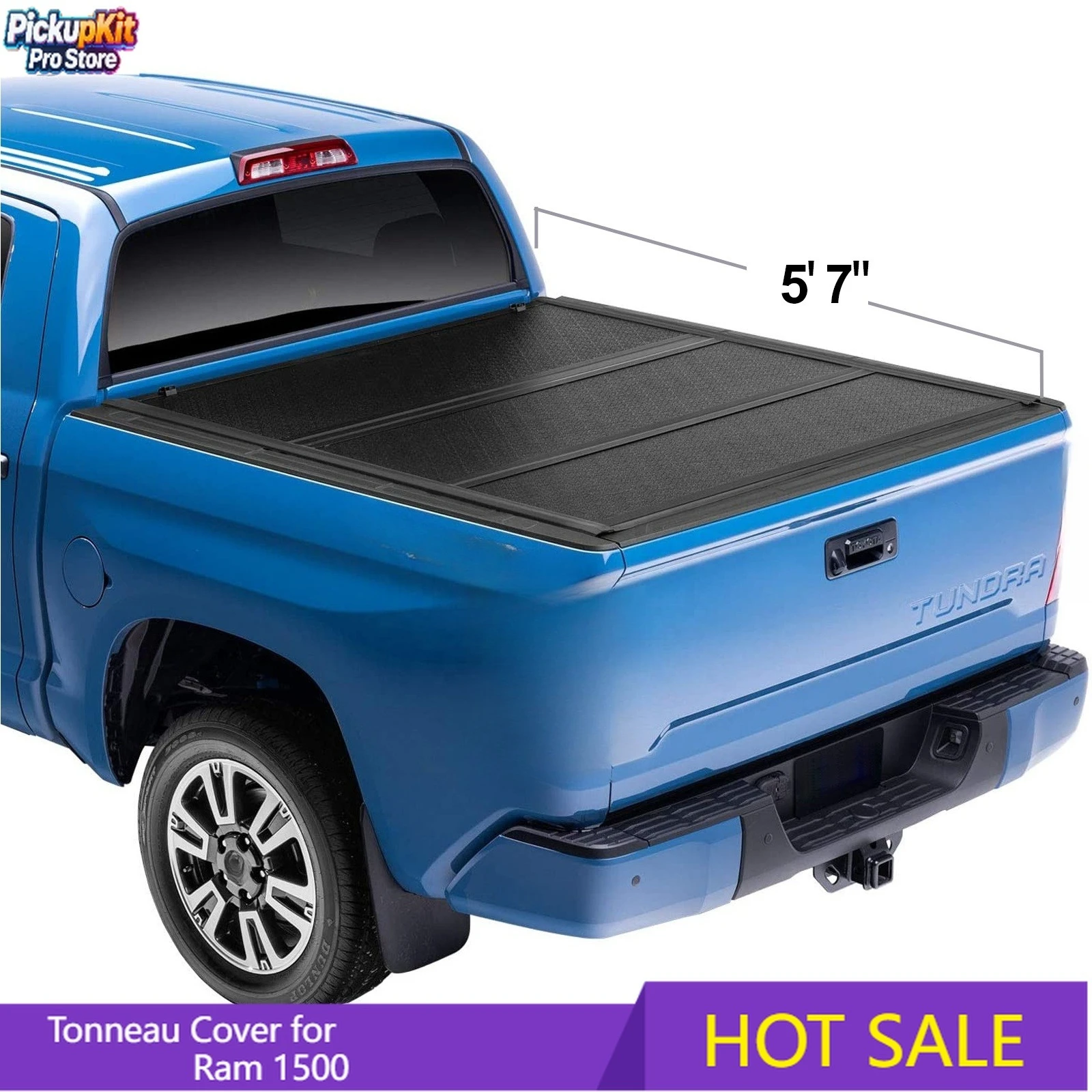 

Premium High Quality Hard Aluminum Alloy Waterproof Locking Pickup Truck Bed Cover for Ram