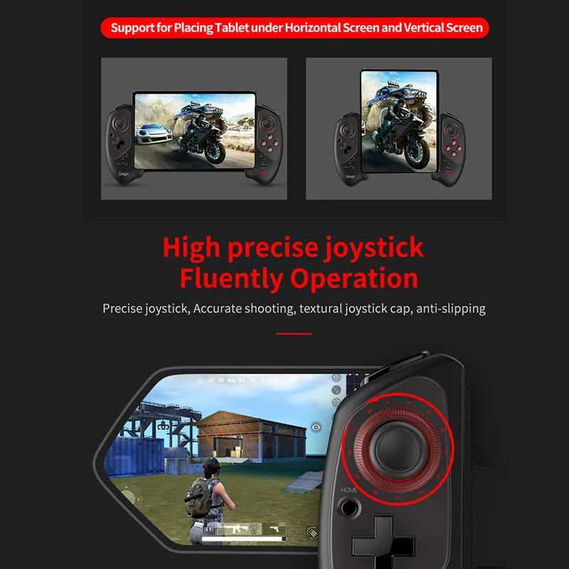 Ipega Game controller Bluetooth wireless gamepad control retractable joystick for iOS Android mobile phone tablet PCPG-9083S