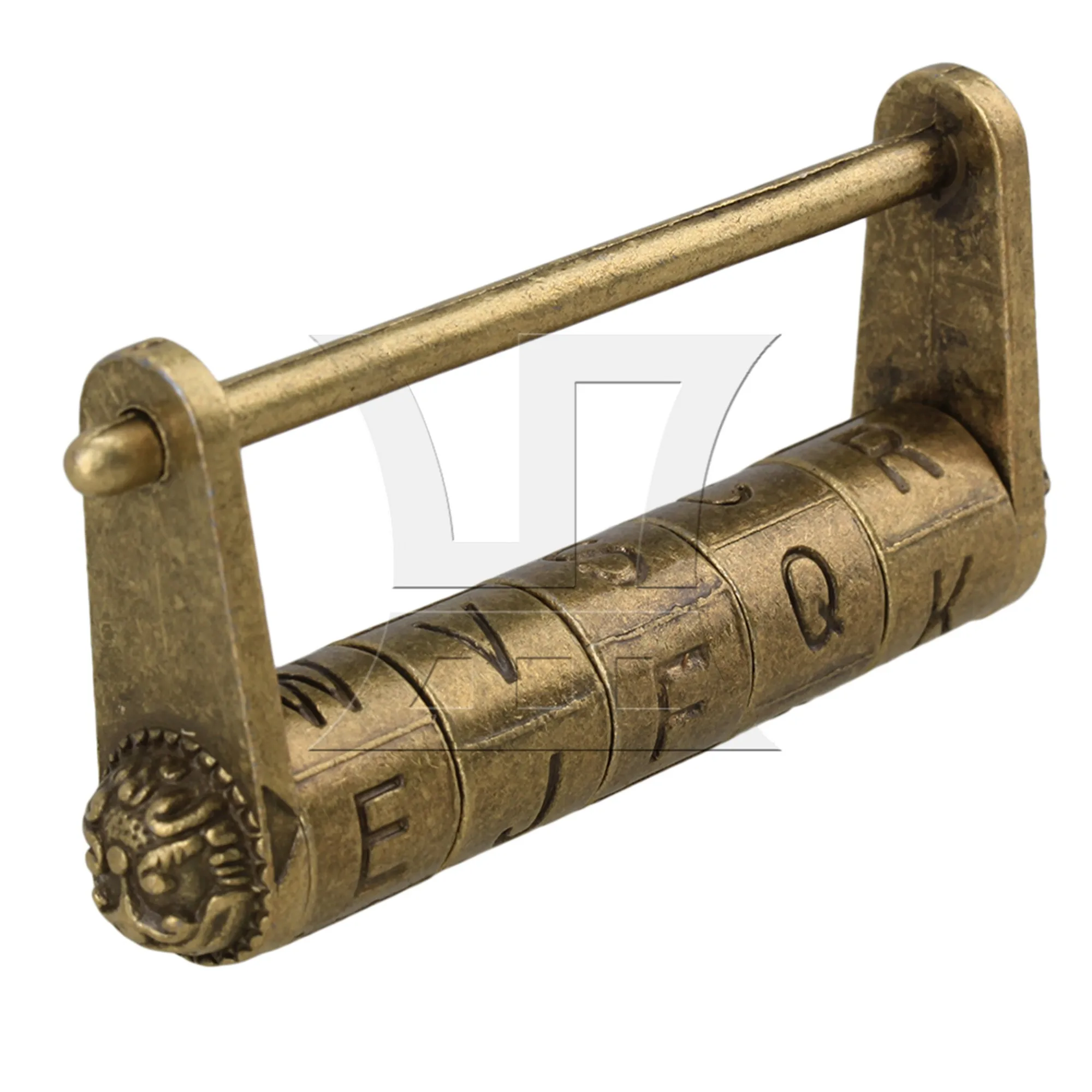 

CNBTR Metal English Password Padlock Lock/key for Door Closet Cabinet SuitcaseEnglisch