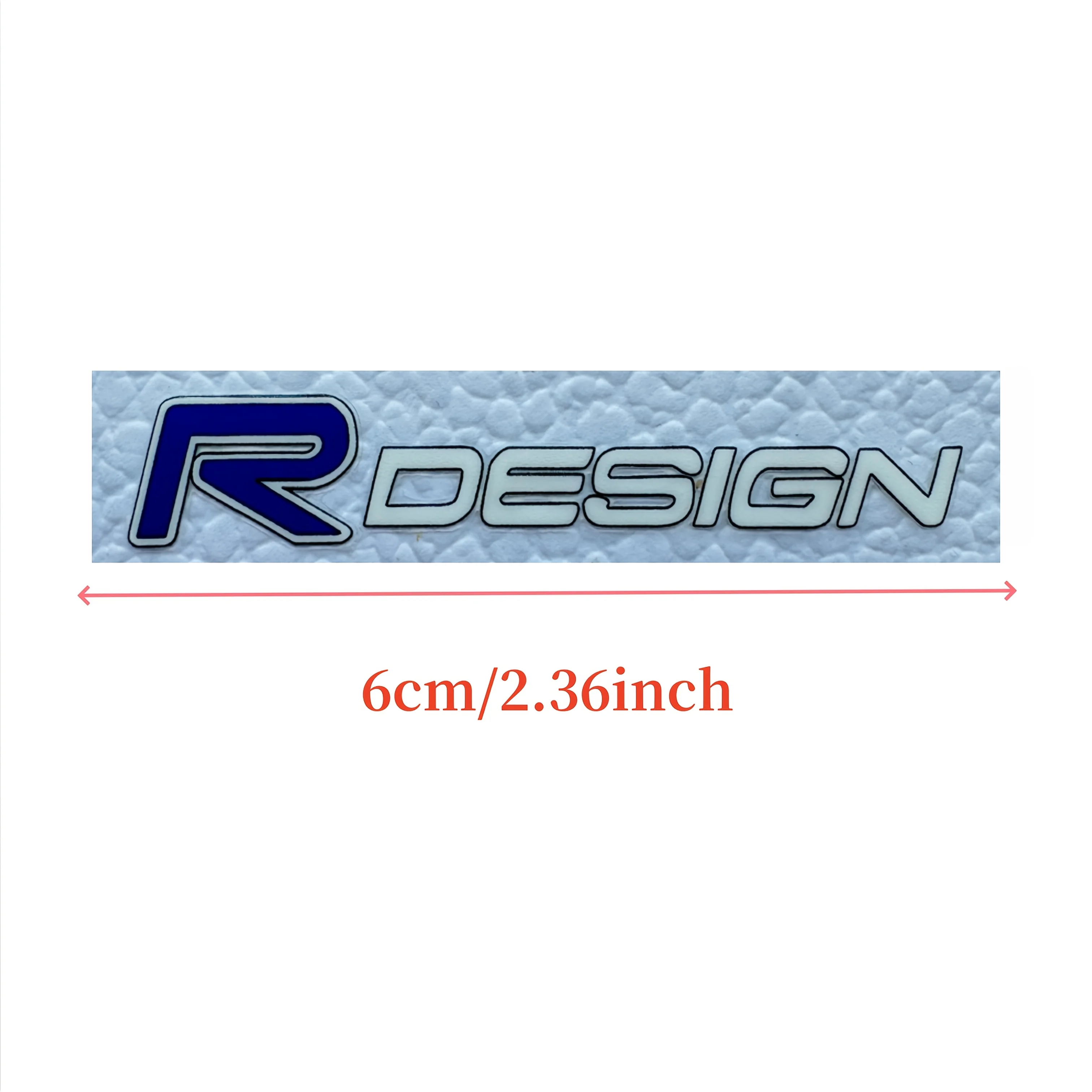 4Pcs/Set R-DESIGN Door Handle Stickers, Universal Car Decor Decals