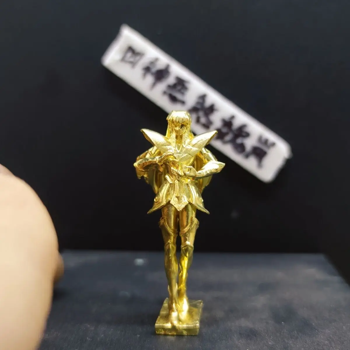 

​​Solid Copper Mini Virgo Zodiac Knight Statue - Handcrafted Collectible Sculpture,Desk Decor for Home Office Display