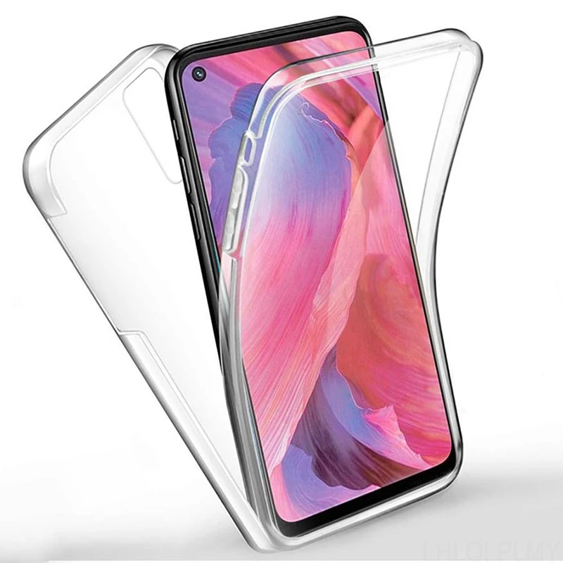 360 Full Body Cover Cases For OPPO A54 A94 5G A16 Transparent Shockproof Frone Back Cover For OPPO OPPO Find X3 Lite X5 Pro image 6