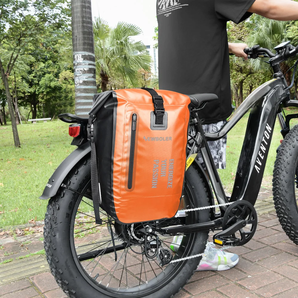 NEWBOLER Fahrradtasche, 27 l, großes Fassungsvermögen, wasserdicht, Reise-Fahrradtasche, Fahrrad-Rücksitz, Kofferraumtasche, elektrisches Fahrradzubehör – Detail 17