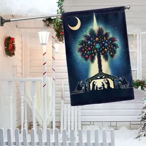 South Carolina Christmas Nativity Of Jesus Flag Graden Flag FFLCCE ZZA WWL IIC