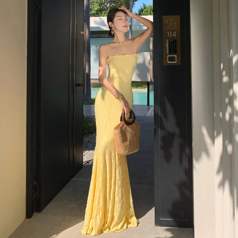 Elegant Corset Evening Dress Dresses Spring Summer Vacation Maxi Formal Gown Matching Set