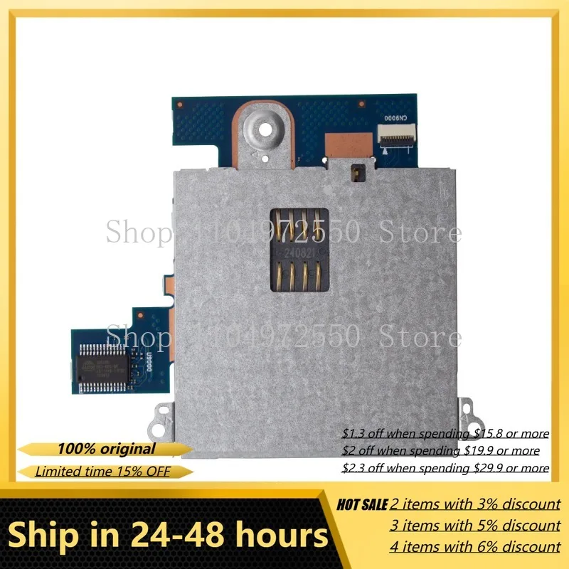 Lector de Tarjetas para HP 830 840 860 G9 G10, Placa con Ranura para Lector de Tarjetas 6050A3317001, Compatible con Laptops, Lector de Tarjetas de Memoria Interna, Expansión