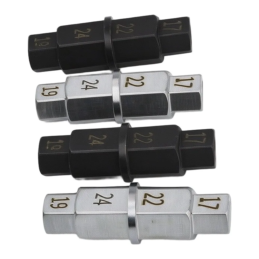 Compact Hex Axle Tool for Motorcycle Front Axle Work 17mm 19mm 22mm 24mm Sizes Compatible with CB1000RR CBR600RR