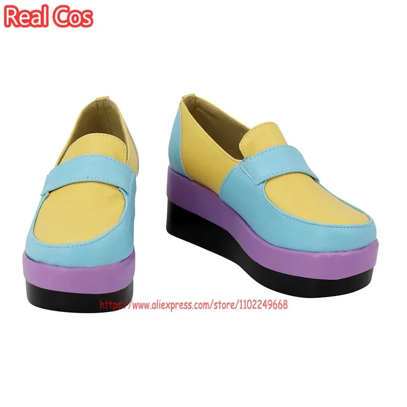 2025 aaa RealCos Anime Tokyo Cos Avengers Haitani Ran Costume Cosplay Abiti Stivali Scarpe arcobaleno Accessorio di Halloween per uomo F