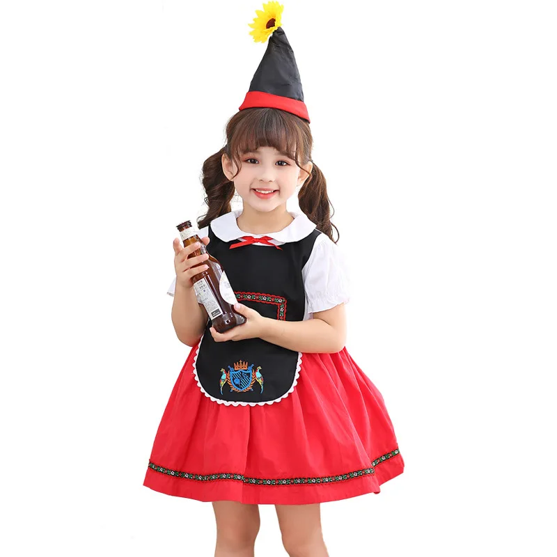 Beer Festival Children National Costume Dress Cosplay Costume Holiday Party Fashion Suit Performance Carnival Stage Costume