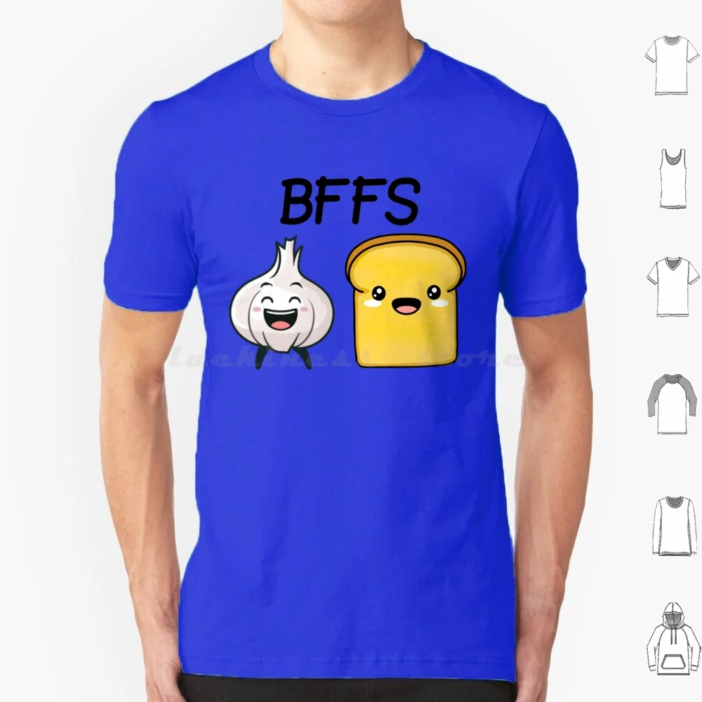 Garlic Bread Bffs-Garlic And Bread Are Bffs Funny Design T Shirt Men Women Kids 6xl Garlic Bread Garlic Bread Lover Garlic
