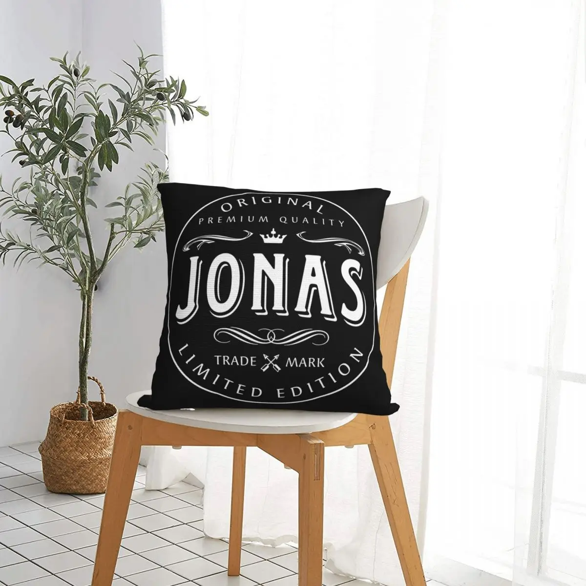 Jonas Brothers Retro Square Pillow Case Cushion Covers Creative Polyester Decor Pillowcase for Car 45x45cm