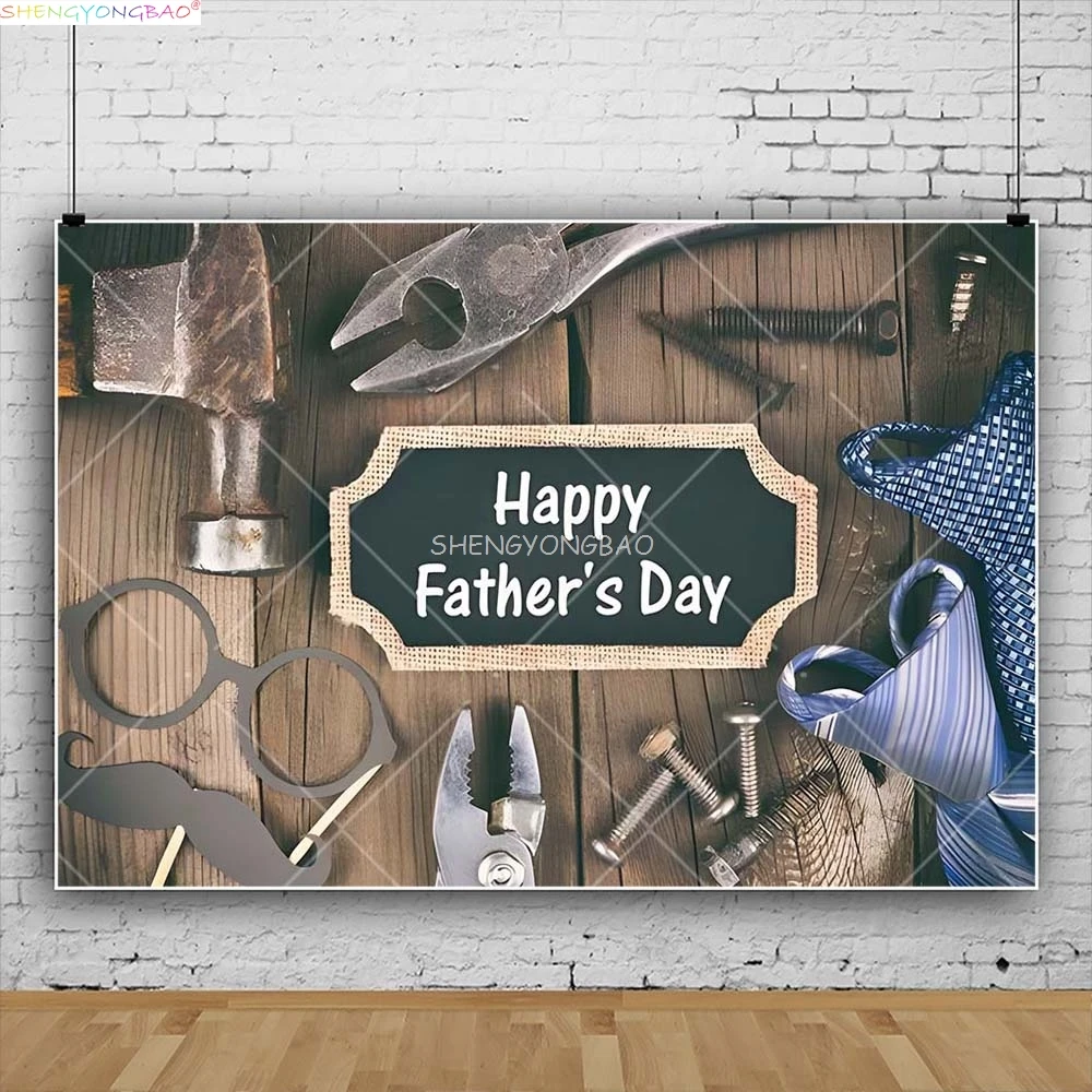 

Happy Father's Day Background Gentleman Black Suit Tie Photography Backdrop Evening Party Photo Shooting Props AT-11