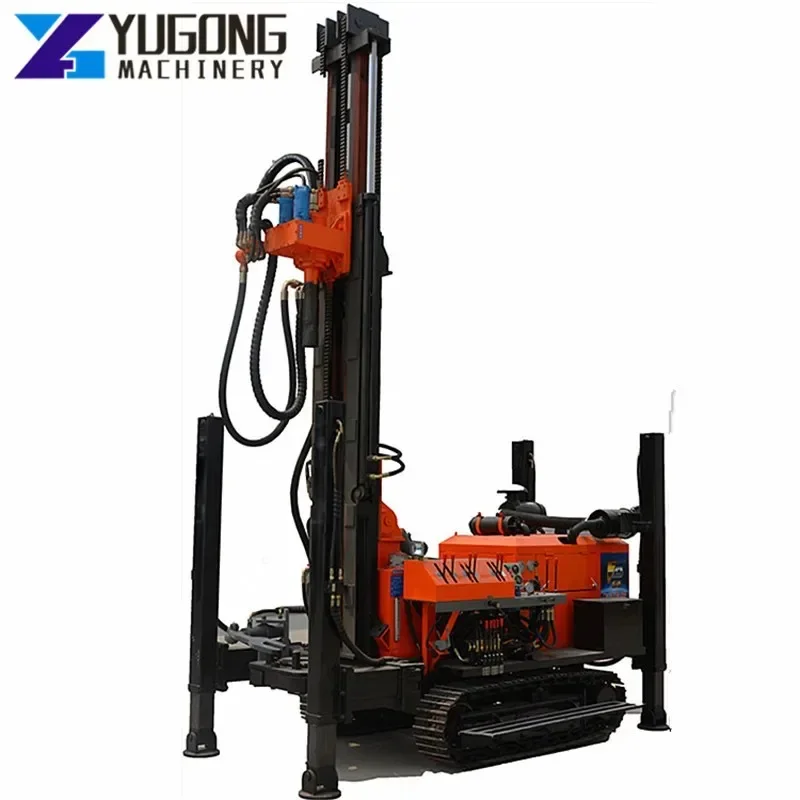 Diesel Hydraulic Track 500m Depth Borehole Water Well Drilling Rig Pneumatic Water Well Drilling Rig United States