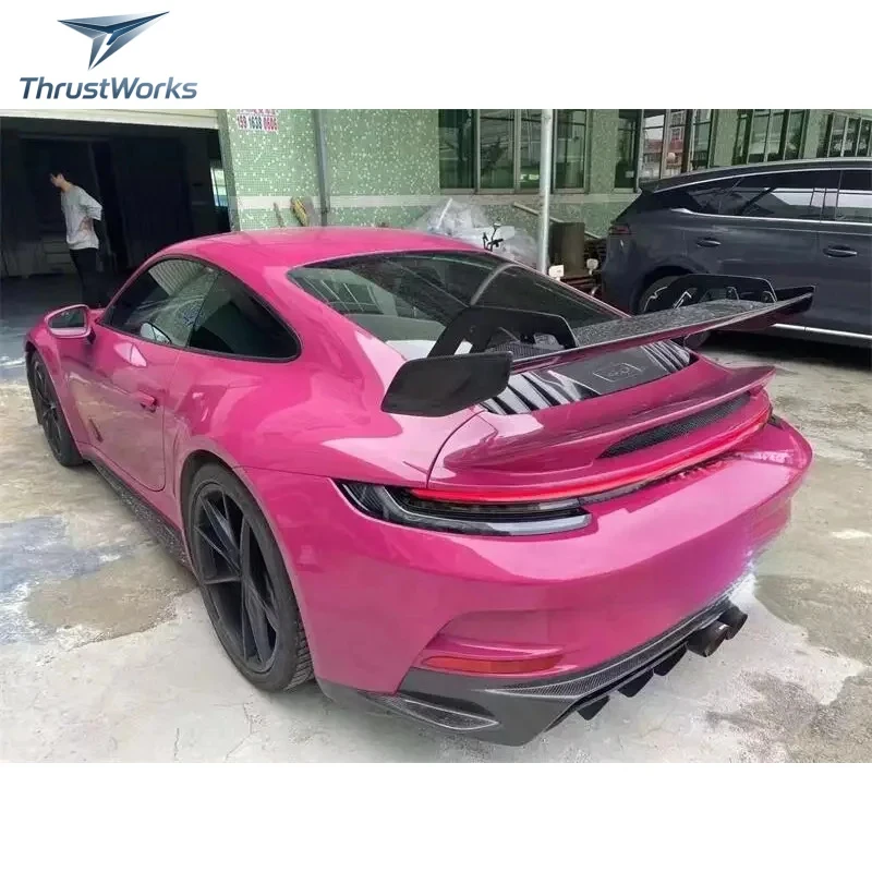 ThrustWorks Hot Selling Item 992 Style Carbon Fiber Spoiler Rear Fenders