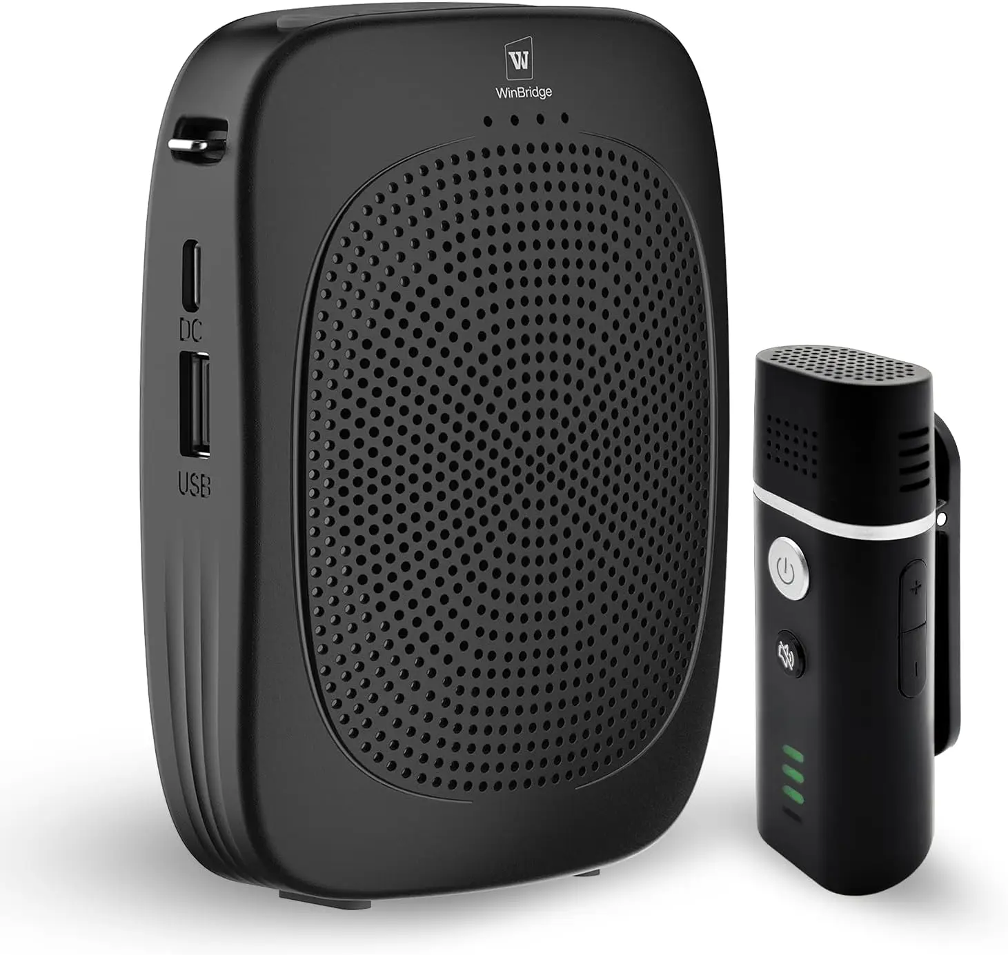 

Bluetooth Voice Amplifier with Wireless Lavalier Mic for Teachers, Portable Speaker PA System for Classroom Yoga Events