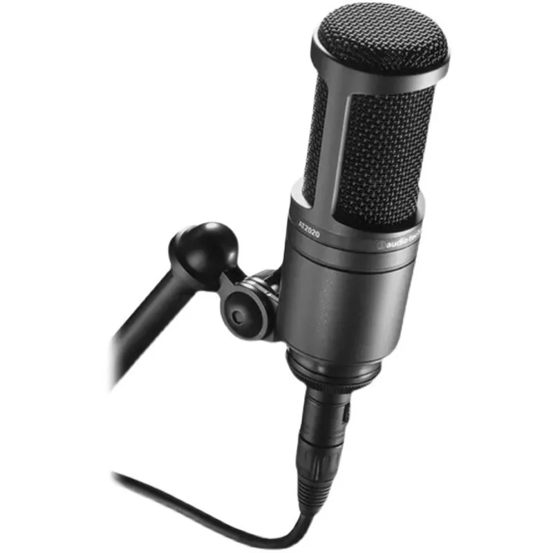 Audio Technica/Iron Triangle AT2020 microphone à condensateur microphone téléphone portable carte son ensemble de diffusion en direct